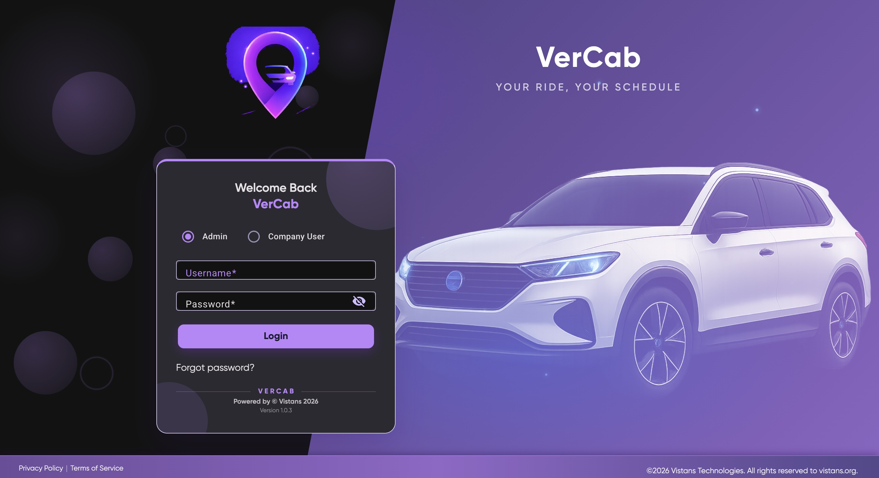 VerCab Billing
